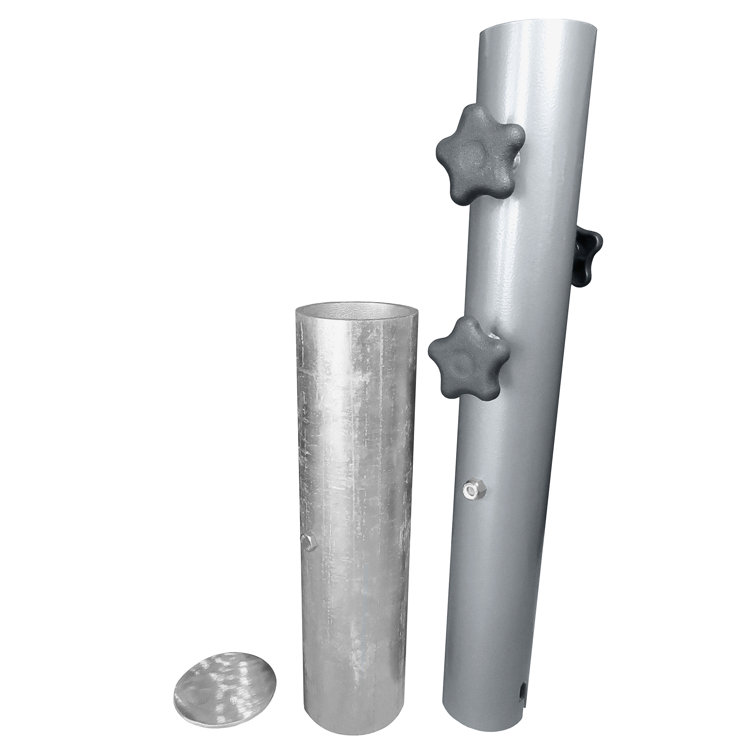 Greencorner Steel InGround Umbrella Base Wayfair.ca